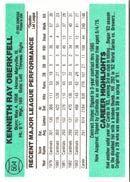 1984 Donruss Ken Oberkfell