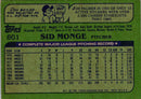1982 Topps Sid Monge