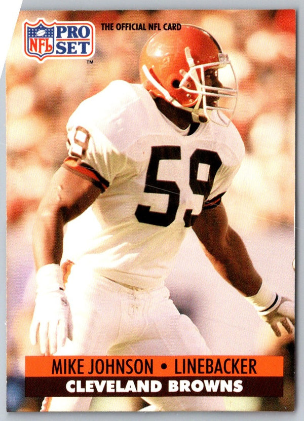 1991 Pro Set Mike Johnson #120