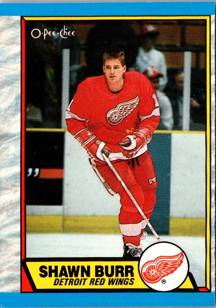 1989 O-Pee-Chee Shawn Burr