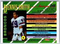 1993 Bowman Football Dennis Smith #346