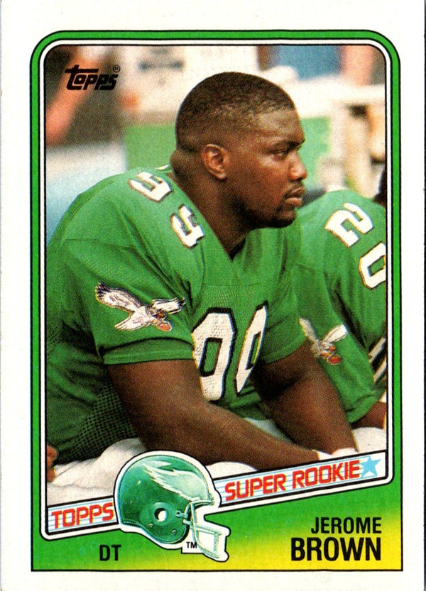 1988 Topps Jerome Brown #247 Rookie