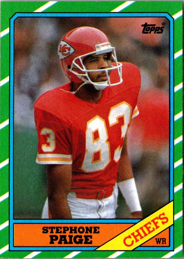1986 Topps Stephone Paige #306 Rookie EX-MT