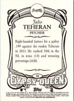 2014 Topps Gypsy Queen Julio Teheran #38