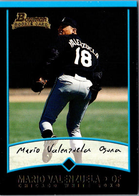 2001 Bowman Draft Picks & Prospects Mario Valenzuela #BDP59 Rookie