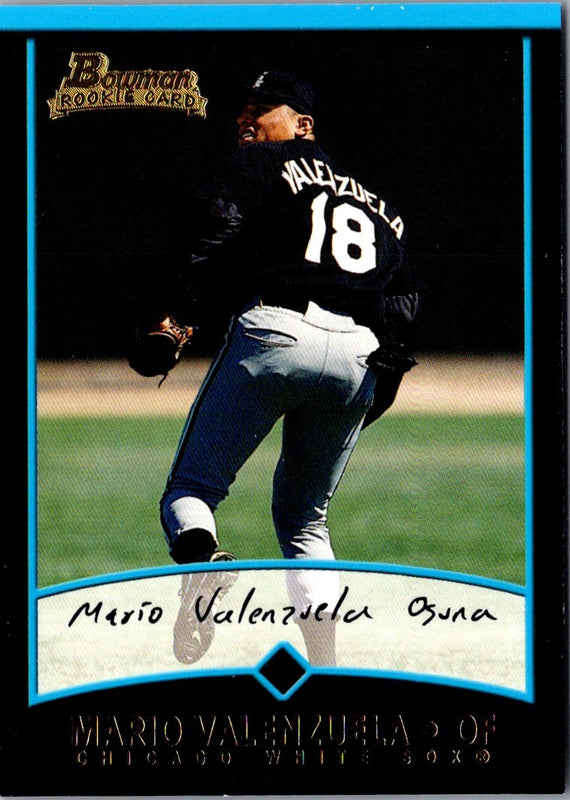 2001 Bowman Draft Picks & Prospects Mario Valenzuela #BDP59 Rookie