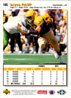 1995 Collector's Choice Bryce Paup #185