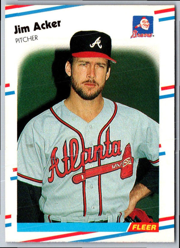 1988 Fleer Jim Acker #531