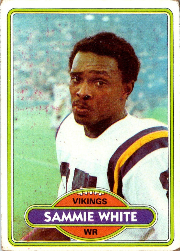 1980 Topps Sammie White #42