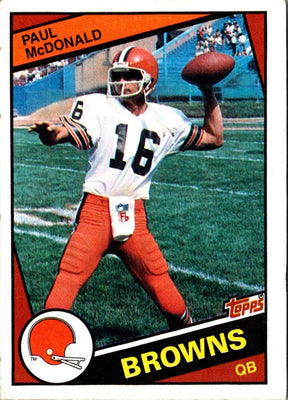 1984 Topps Paul McDonald #57 VG
