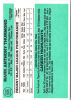 1984 Donruss Mark Thurmond #505 Rookie