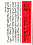 1987 Hygrade All-Time Greats Ernie Lombardi