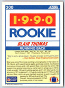 1990 Score Blair Thomas