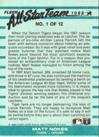 1988 Fleer All-Stars Matt Nokes #1