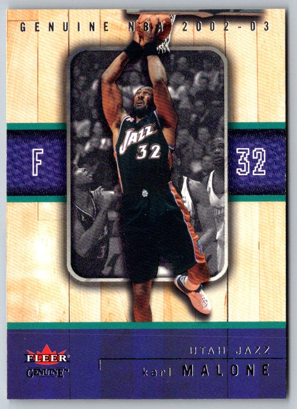 2002 Fleer Genuine Karl Malone #59