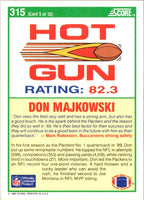 1990 Score Don Majkowski #315