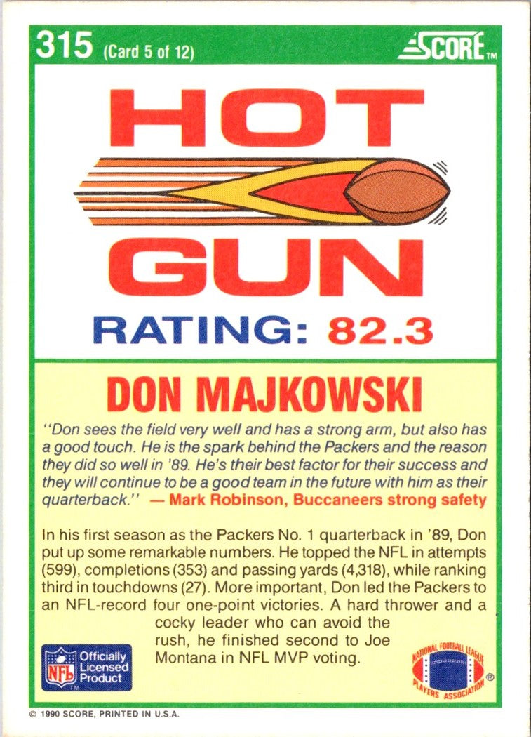 1990 Score Don Majkowski
