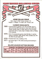 1981 Donruss Jose Cruz #383