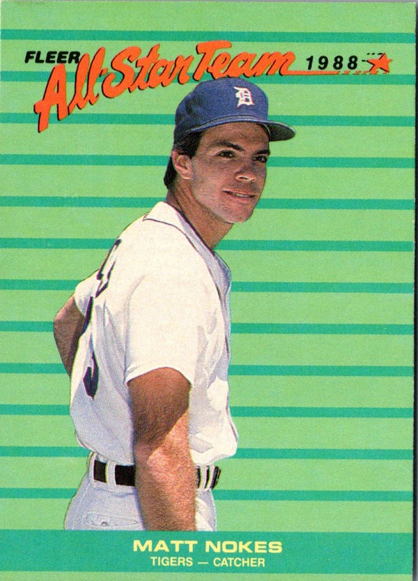 1988 Fleer All-Stars Matt Nokes #1