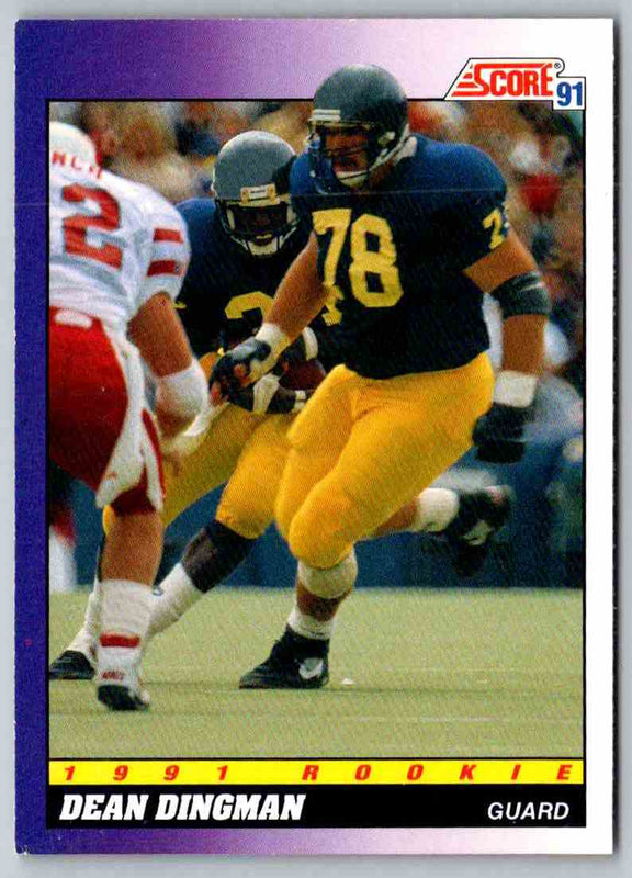 1991 Score Dean Dingman #614