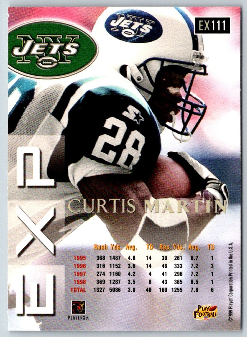 1999 Playoff Prestige EXP Curtis Martin