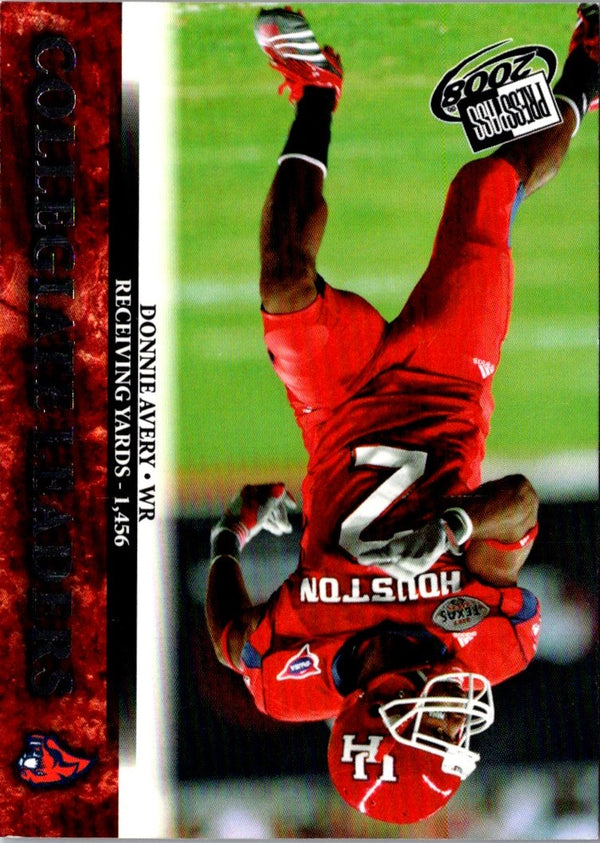 2008 Press Pass Donnie Avery #73