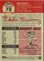 2016 Topps Archives Eddie Murray #78