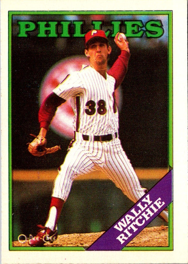 1988 O-Pee-Chee Wally Ritchie #322