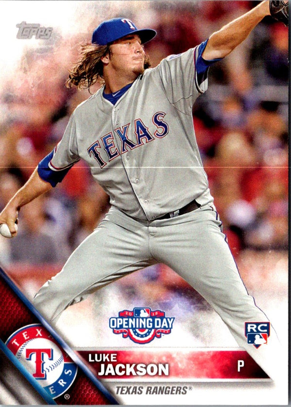 2016 Topps Opening Day Luke Jackson #OD-6 Rookie