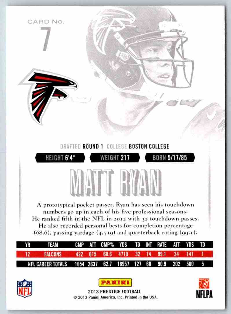 2014 Prestige Matt Ryan