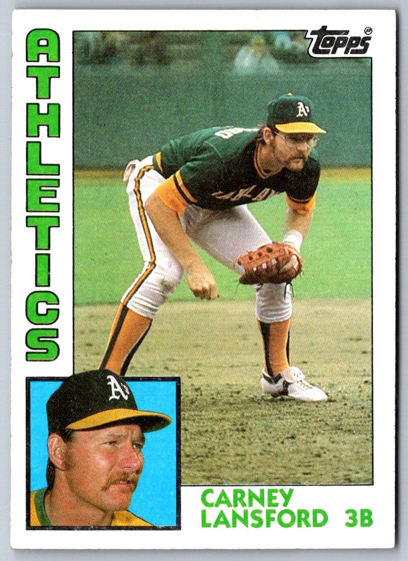 1984 Topps Carney Lansford