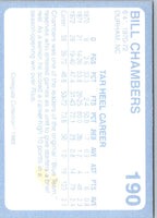 1989 Collegiate Collection North Carolina's Finest Bill Chambers #190