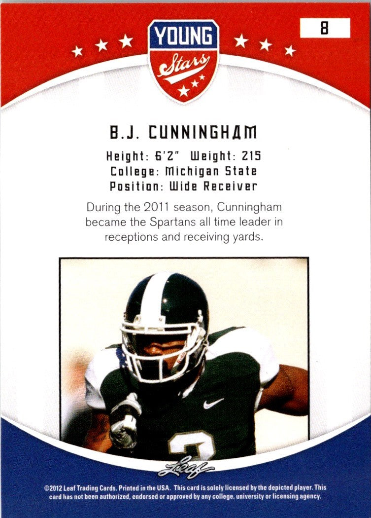 2012 Leaf Young Stars B.J. Cunningham