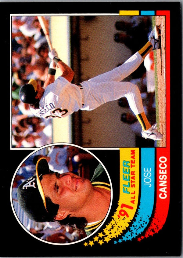 1992 Cartwright's Players' Choice Gold Jose Canseco #1