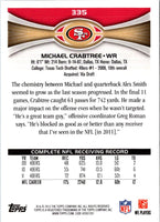 2012 Topps Michael Crabtree #335