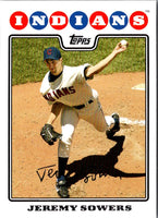 2008 Topps Updates & Highlights Jeremy Sowers #UH329
