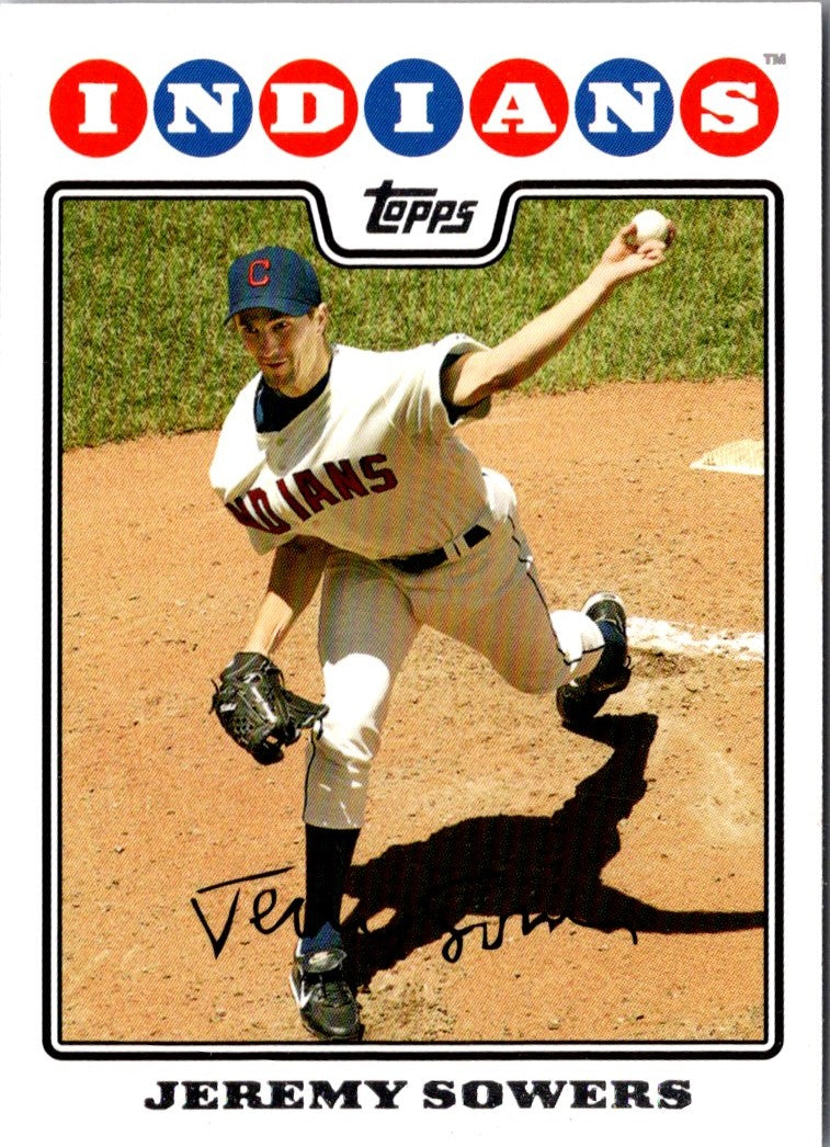 2008 Topps Updates & Highlights Jeremy Sowers