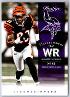 2014 Prestige Jerome Simpson #41