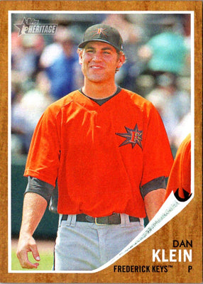 2011 Topps Heritage Minor League Dan Klein #74