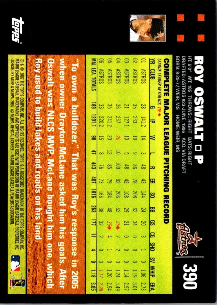 2007 Topps Roy Oswalt