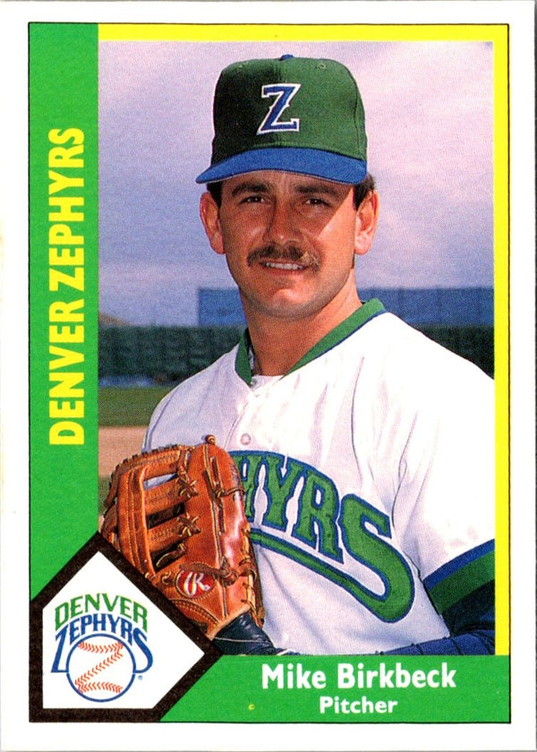 1990 CMC Denver Zephyrs Mike Birkbeck #21