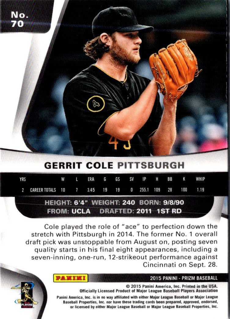 2015 Panini Prizm Gerrit Cole