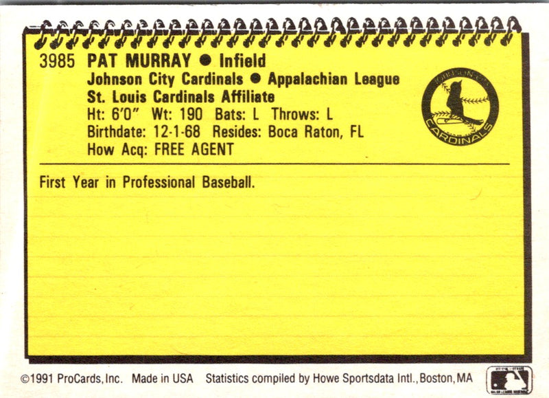 1991 ProCards Pat Murray