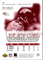 2001 Upper Deck Top Tier Ed McCaffrey #56