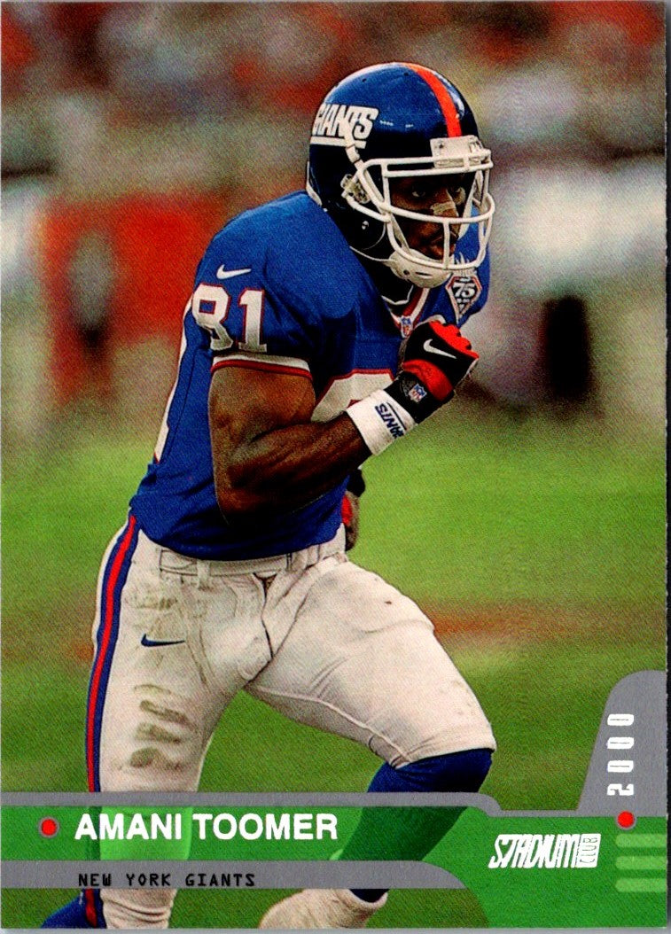 2000 Stadium Club Amani Toomer