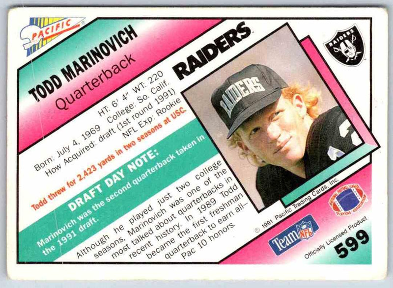 1998 Pacific Todd Marinovich