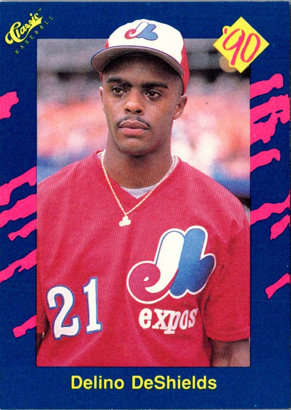 1990 Classic Blue Delino Deshields #55