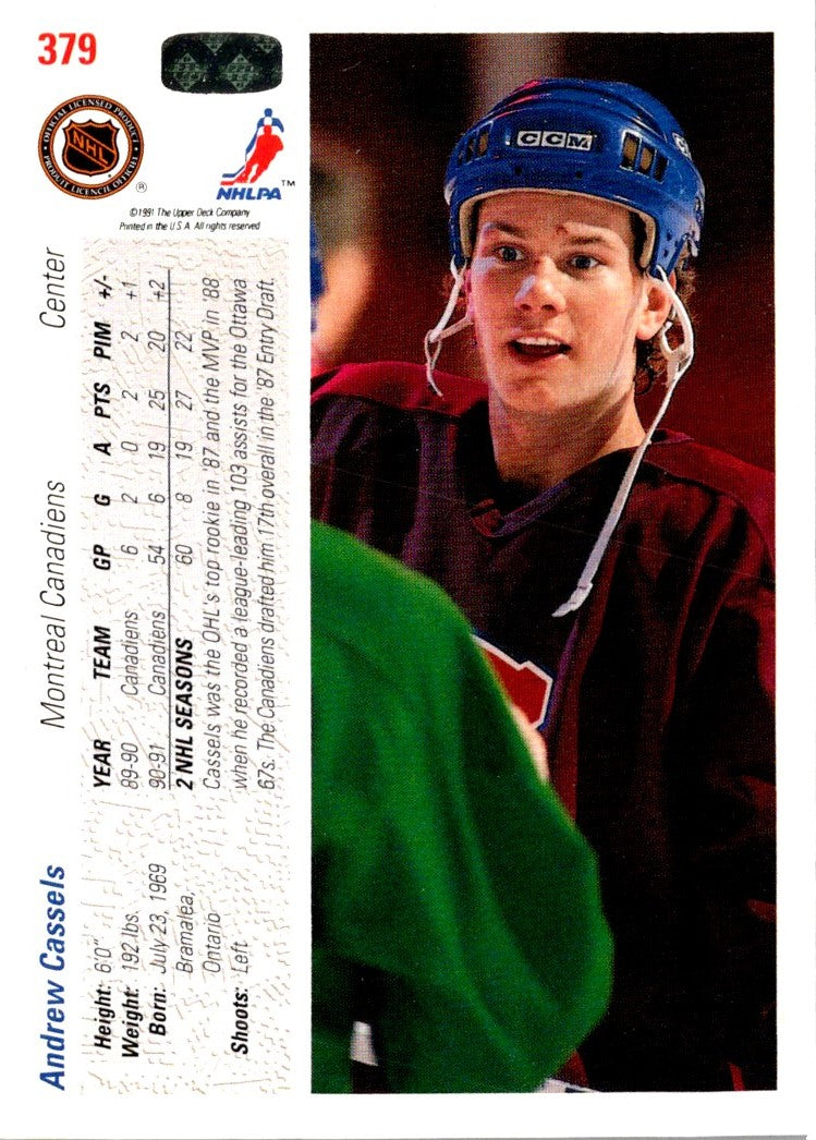 1991 Upper Deck Andrew Cassels