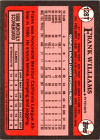 1989 Topps Traded Frank Williams #128T