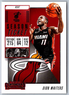 2018 Contenders Dion Waiters #100